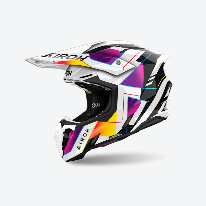 AIROH KASK CROSS / ENDURO / ATV / QUAD TWIST 3 RAINBOW KOLOR BIAŁY/CZARNY/ZÓŁTY/FIOLETOWY ROZMIAR L AIROH KASK CROSS / ENDURO / ATV / QUAD TWIST 3 RAINBOW KOLOR BIAŁY/CZARNY/ZÓŁTY/FIOLETOWY ROZMIAR L