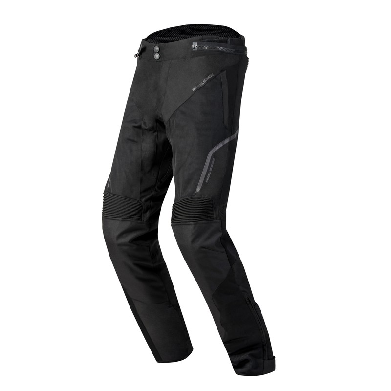 SPODNIE MOTOCYKLOWE TEKSTYLNE REBELHORN FLUX BLACK 5XL