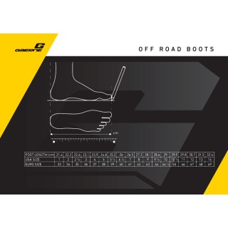 GAERNE BUTY CROSS/ENDURO MODEL SG-22 BLACK KOLOR CZARNY ROZMIAR 45