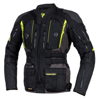 KURTKA MOTOCYKLOWA TEKSTYLNA REBELHORN PATROL BLACK FLUO YELLOW 5XL