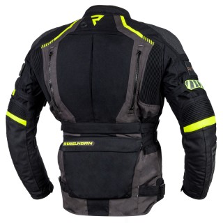 KURTKA MOTOCYKLOWA TEKSTYLNA REBELHORN PATROL BLACK FLUO YELLOW 7XL