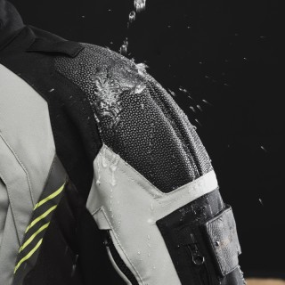 KURTKA MOTOCYKLOWA TEKSTYLNA REBELHORN PATROL GREY BLACK FLUO YELLOW XS