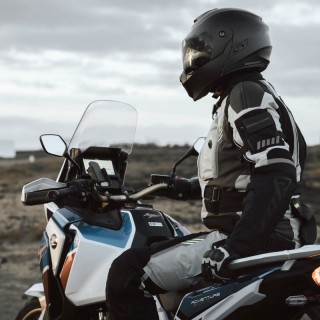 KURTKA MOTOCYKLOWA TEKSTYLNA REBELHORN PATROL GREY BLACK FLUO YELLOW XS