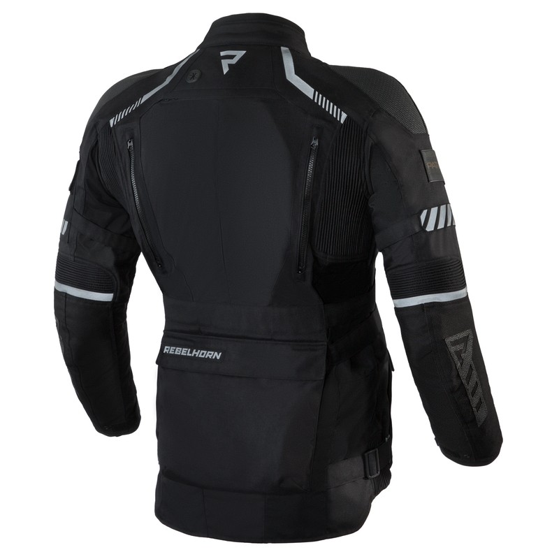 KURTKA MOTOCYKLOWA TEKSTYLNA REBELHORN PATROL BLACK 3XL
