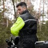 KOMBINEZON PRZECIWDESZCZOWY DWUCZĘŚCIOWY REBELHORN RAIN BLACK FLUO YELLOW 5XL