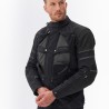 KURTKA MOTOCYKLOWA TEKSTYLNA REBELHORN RANGE BLACK XXL