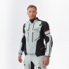 KURTKA MOTOCYKLOWA TEKSTYLNA REBELHORN RANGE GREY BLACK RED XS
