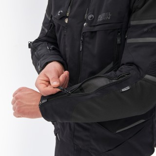 KURTKA MOTOCYKLOWA TEKSTYLNA REBELHORN RANGE BLACK 5XL
