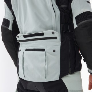 KURTKA MOTOCYKLOWA TEKSTYLNA REBELHORN RANGE GREY BLACK RED M