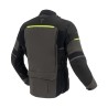 KURTKA MOTOCYKLOWA TEKSTYLNA REBELHORN RANGE BLACK DARK GREY FLUO YELLOW M