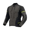KURTKA MOTOCYKLOWA TEKSTYLNA REBELHORN RANGE BLACK DARK GREY FLUO YELLOW XL