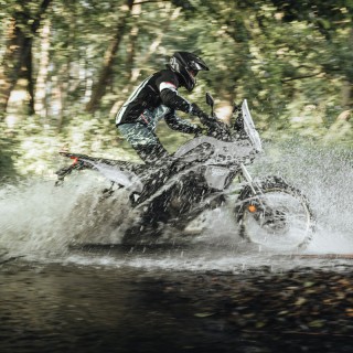 KURTKA MOTOCYKLOWA TEKSTYLNA REBELHORN RANGE GREY BLACK RED 3XL