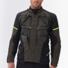 KURTKA MOTOCYKLOWA TEKSTYLNA REBELHORN RANGE BLACK DARK GREY FLUO YELLOW 4XL