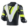 KURTKA MOTOCYKLOWA SKÓRZANA REBELHORN REBEL BLACK WHITE FLUO YELLOW 46