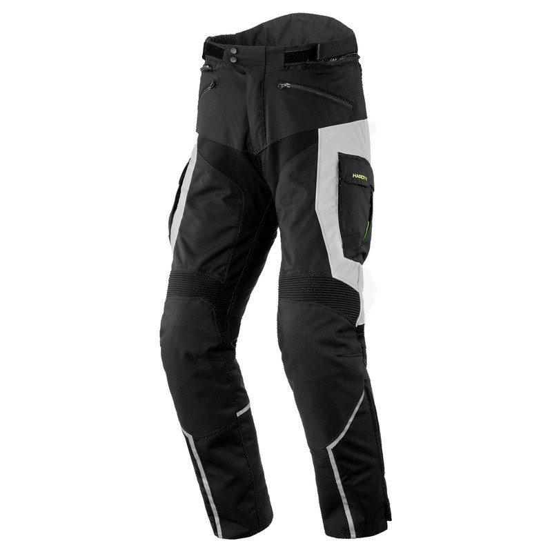 SPODNIE MOTOCYKLOWE TEKSTYLNE REBELHORN HARDY 2 BLACK GREY XXL