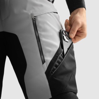 SPODNIE MOTOCYKLOWE TEKSTYLNE REBELHORN HARDY 3.0 BLACK GREY XXL