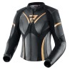 KURTKA MOTOCYKLOWA SKÓRZANA DAMSKA REBELHORN REBEL BLACK GOLD W46