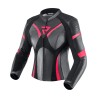 KURTKA MOTOCYKLOWA SKÓRZANA DAMSKA REBELHORN REBEL PINK BLACK W36
