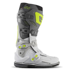 GAERNE BUTY CROSS/ENDURO MODEL SG-22 ANTHRACITE/WHITE/GREY KOLOR SZARY/BIAŁY/ŻÓŁTY ROZMIAR 45