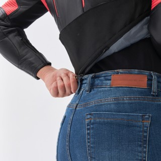 KURTKA MOTOCYKLOWA SKÓRZANA DAMSKA REBELHORN REBEL PINK BLACK W36