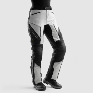 SPODNIE MOTOCYKLOWE TEKSTYLNE DAMSKIE REBELHORN HARDY 3.0 BLACK GREY WS