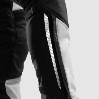 SPODNIE MOTOCYKLOWE TEKSTYLNE DAMSKIE REBELHORN HARDY 3.0 BLACK GREY WL