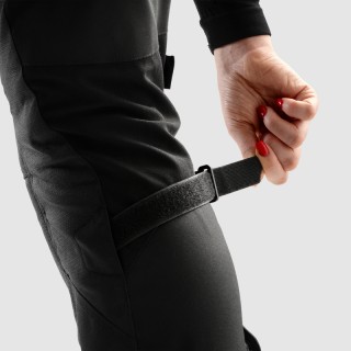 SPODNIE MOTOCYKLOWE TEKSTYLNE DAMSKIE REBELHORN HARDY 3.0 BLACK (KRÓTKA NOGAWKA) S-WL