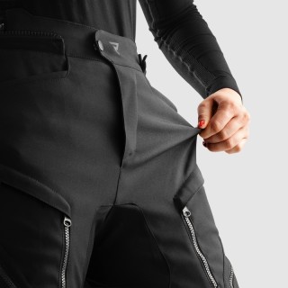 SPODNIE MOTOCYKLOWE TEKSTYLNE DAMSKIE REBELHORN HARDY 3.0 BLACK W7XL