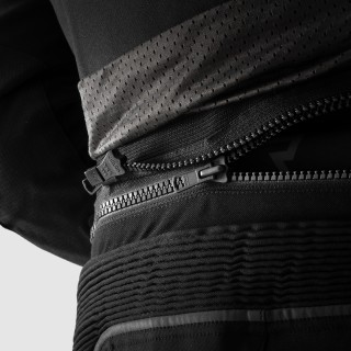 SPODNIE MOTOCYKLOWE TEKSTYLNE REBELHORN HIFLOW 5 BLACK (KRÓTKA NOGAWKA) S-XXL