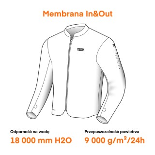 MEMBRANA UNIWERSALNA REBELHORN IN&OUT HYDRASHIELD PRO FLUO YELLOW L