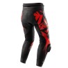 SPODNIE MOTOCYKLOWE SKÓRZANE REBELHORN INFERNO BLACK FLUO RED 56