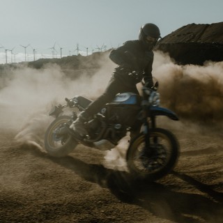 KURTKA MOTOCYKLOWA SKÓRZANA REBELHORN RUNNER 3 BLACK S