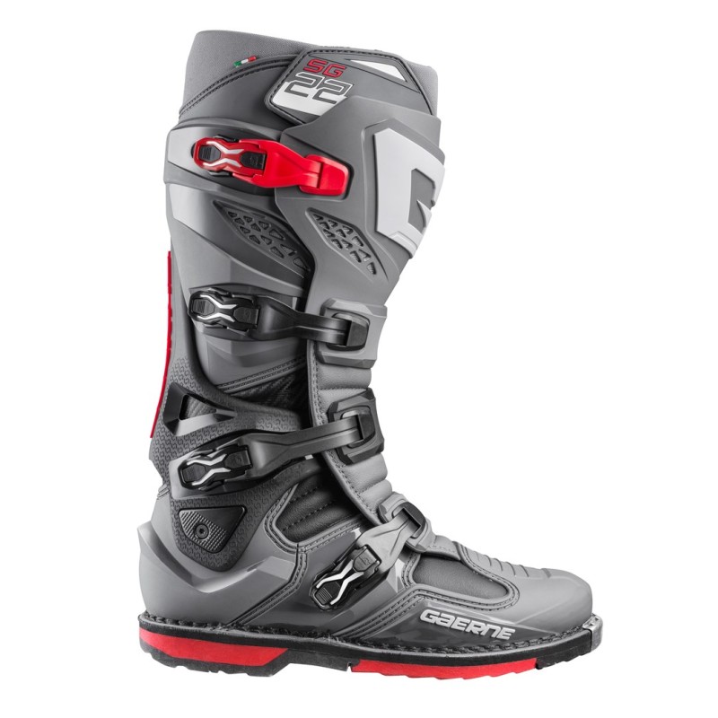 GAERNE BUTY CROSS/ENDURO MODEL SG-22 ANTHRACITE/BLACK/RED KOLOR ANTRACYT/CZARNY/CZERWONY ROZMIAR 48 GAERNE BUTY CROSS/ENDURO MODEL SG-22 ANTHRACITE/BLACK/RED KOLOR ANTRACYT/CZARNY/CZERWONY ROZMIAR 48