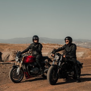 KURTKA MOTOCYKLOWA SKÓRZANA REBELHORN RUNNER 3 VINTAGE BROWN S