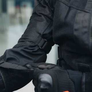 KURTKA MOTOCYKLOWA TEKSTYLNA REBELHORN SCANDAL 2 BLACK XXL