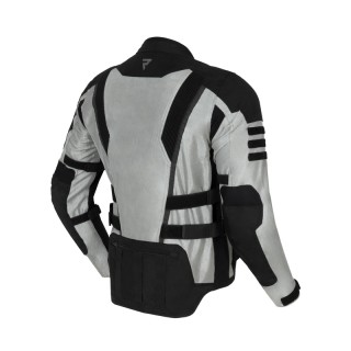 KURTKA MOTOCYKLOWA TEKSTYLNA REBELHORN SCANDAL 2 SILVER BLACK S