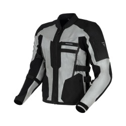 KURTKA MOTOCYKLOWA TEKSTYLNA REBELHORN SCANDAL 2 SILVER BLACK L