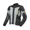 KURTKA MOTOCYKLOWA TEKSTYLNA REBELHORN SCOUT BLACK GREY FLUO YELLOW S