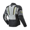 KURTKA MOTOCYKLOWA TEKSTYLNA REBELHORN SCOUT BLACK GREY FLUO YELLOW S