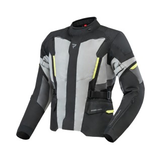 KURTKA MOTOCYKLOWA TEKSTYLNA REBELHORN SCOUT BLACK GREY FLUO YELLOW L