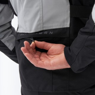 KURTKA MOTOCYKLOWA TEKSTYLNA REBELHORN SCOUT BLACK GREY FLUO YELLOW S