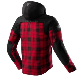 KOSZULA MOTOCYKLOWA REBELHORN SHIFTER BLACK RED 4XL