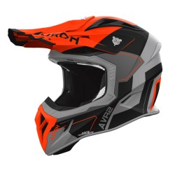 KASK MOTOCYKLOWY AIROH AVIATOR ACE 2 SHIELD ORANGE MATT XL