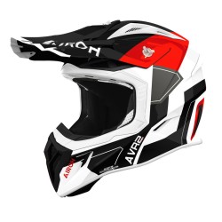 KASK MOTOCYKLOWY AIROH AVIATOR ACE 2 SHIELD RED GLOSS M