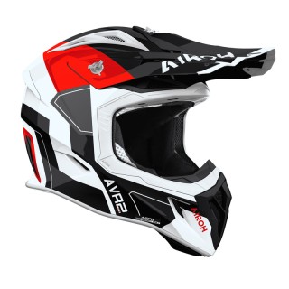 KASK MOTOCYKLOWY AIROH AVIATOR ACE 2 SHIELD RED GLOSS L