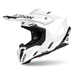 KASK MOTOCYKLOWY AIROH TWIST 3 COLOR WHITE GLOSS M