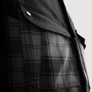 KOSZULA MOTOCYKLOWA REBELHORN SHIFTER BLACK GREY 4XL