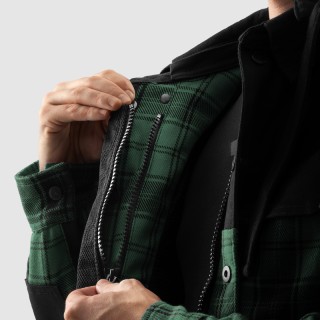 KOSZULA MOTOCYKLOWA REBELHORN SHIFTER BLACK GREEN L