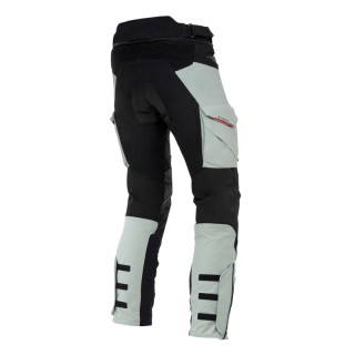 SPODNIE MOTOCYKLOWE TEKSTYLNE REBELHORN RANGE GREY BLACK RED XS