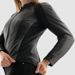 KURTKA MOTOCYKLOWA SKÓRZANA DAMSKA REBELHORN SIENA BLACK WXXL